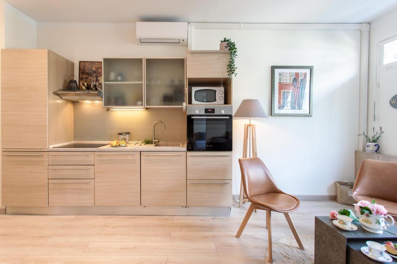 Boutique Apartment La Lavande Free Parking 10 Min Walk Nizza Exterior foto